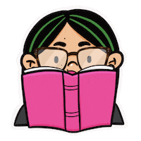 Book Reading Sticker