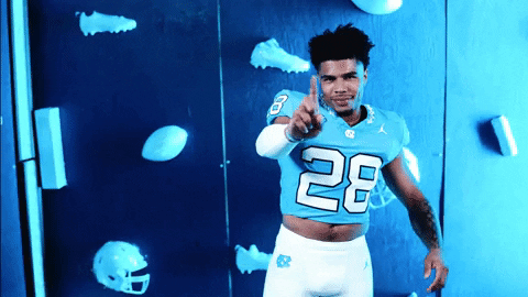 North Carolina Football GIF by UNC Tar Heels
