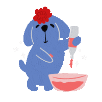 laencaladita party dog christmas dogs Sticker