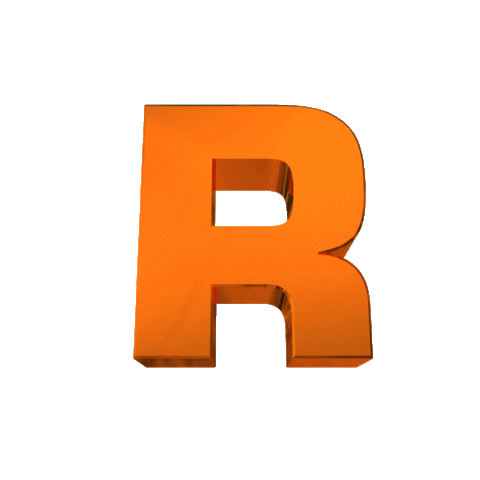 Alphabet R Sticker by ratedglobal