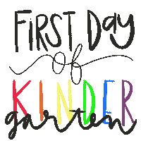 First Grade School Sticker