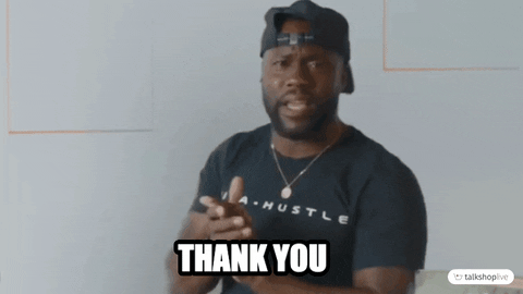 Kevin Hart Thank You GIF by TalkShopLive