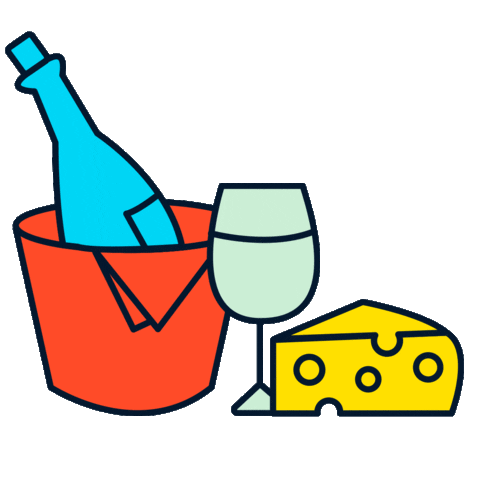 proudcc party business wine drinks Sticker