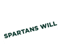 Msu Spartans Sticker by Michigan State University