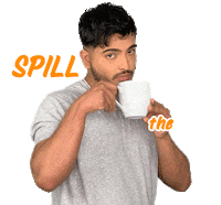 Spill The Tea Sticker by Solomon Ray