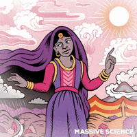 Massivesci illustration design annoyed eye roll GIF