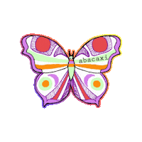 Butterfly Sticker by abacaxi