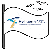 Schleswig-Holstein Strand Sticker by KITEYLOOPY