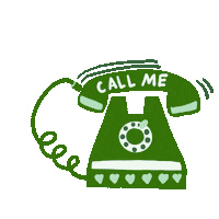 Call Me Love Sticker by Anja Kotar