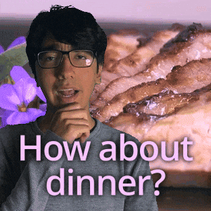 Dinner Party Eating GIF