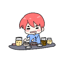 hungry cookie Sticker by IQBALROS