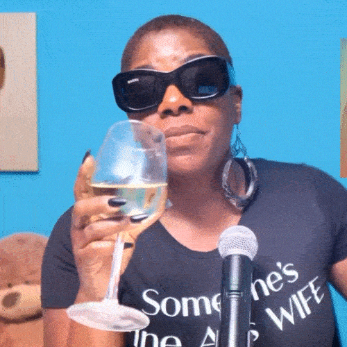Tashaklive giphyupload well played minding my business tasha k GIF