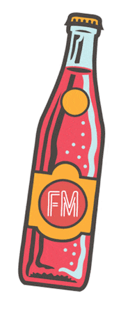 fmkitchenandbar cheers fm rein graphics reingraphics Sticker