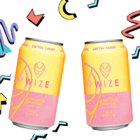 90S Cheers Sticker by Wize Spirits
