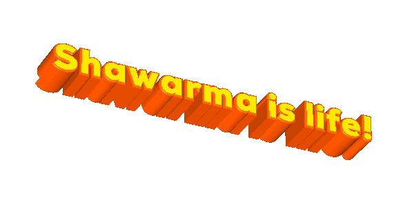 Shawarma Is Life Sticker by BaladiManouche