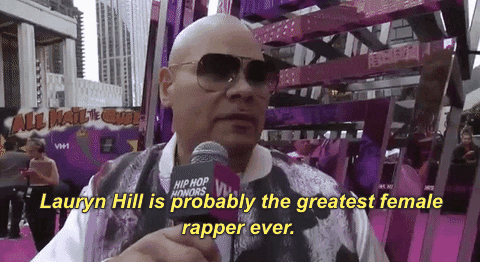 fat joe lauryn hill is probably the greatest female rapper ever GIF by VH1 Hip Hop Honors