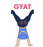 klaivearts dance cake twerk shake Sticker