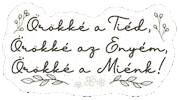 Wedding Eskuvo Sticker