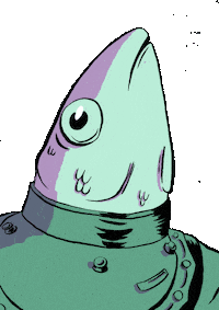 Fish Sea Sticker