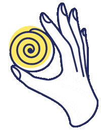 suzzikafe cool cinnamon cinnamon roll suzzikafe Sticker