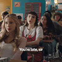 Running Late Fx Networks GIF by English Teacher FX