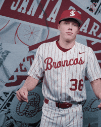 Bronco Baseball GIF by Santa Clara Broncos