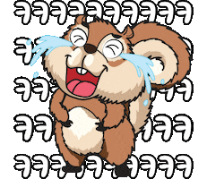 Laugh Hurrah Sticker by Nutchies Indonesia