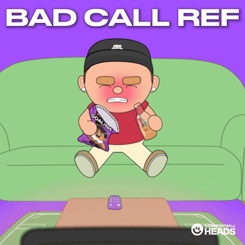 Angry Football Fan GIF by OneFootball Heads