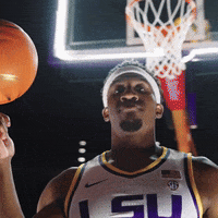 College Basketball Yes GIF by LSU Tigers