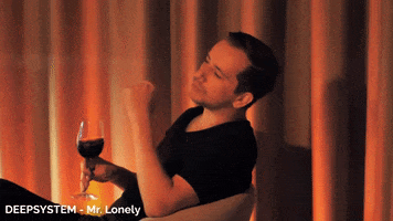 Lonely Red Wine GIF by DEEPSYSTEM