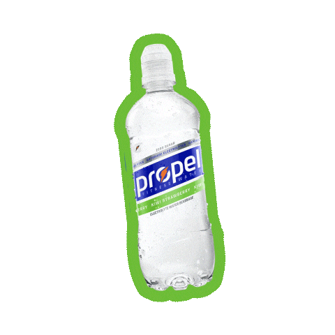 Water Bottle Sticker by propelwater