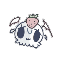 yuibleh anime silly 3 bat Sticker