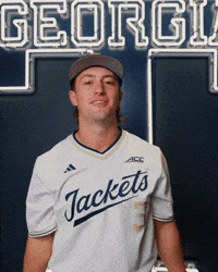 Georgia Tech Baseball GIF by Georgia Tech Yellow Jackets