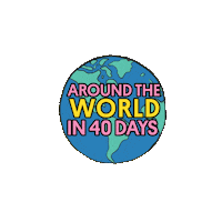 Around The World Love Sticker