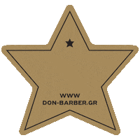 donbarbergroom star barber athens barbershop Sticker