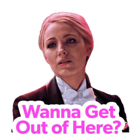 Sexy Lets Go Sticker by Blake Lively Fan