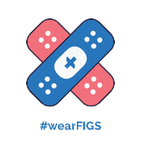 band aid doctor Sticker by FIGS