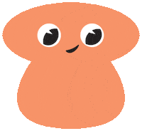 Wink Orange Sticker by Waterstones