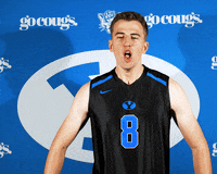 Lets Go Sport GIF by BYU Cougars