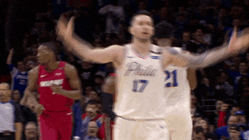 I Cant Hear You Nba Playoffs GIF by NBA