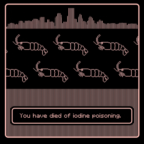 Oregon Trail Shrimp GIF by Njorg