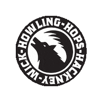Beer Wolf Sticker by Howling Hops Brewery