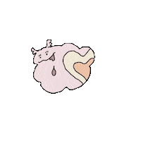 latte_of cloud もふもふ latteof Sticker