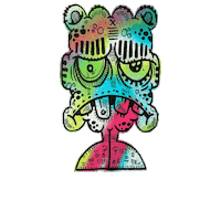 Bouncing Street Art Sticker by Phetus