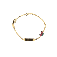 goldandsprinkles gold id bracelet gold and sprinkles Sticker