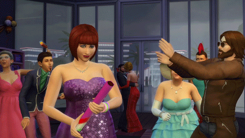 celebrate new year GIF by The Sims