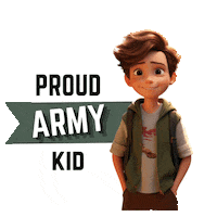 someoneiloveisindefence kid army military defence Sticker
