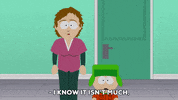 kyle broflovski door GIF by South Park 