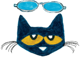 petethecatofficial cat cool kids sunglasses Sticker
