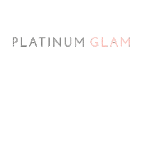 PlatinumGlam bar miami nails lashes Sticker